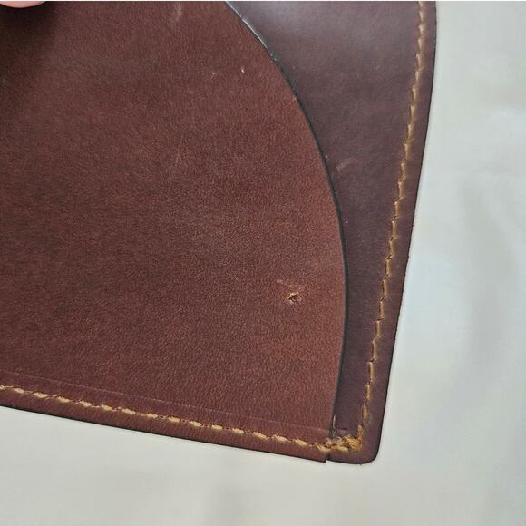 Main Street Forge Brown Leather Front Pocket Slim Bi-fold Wallet $54 Basic Mens - Picture 6 of 9